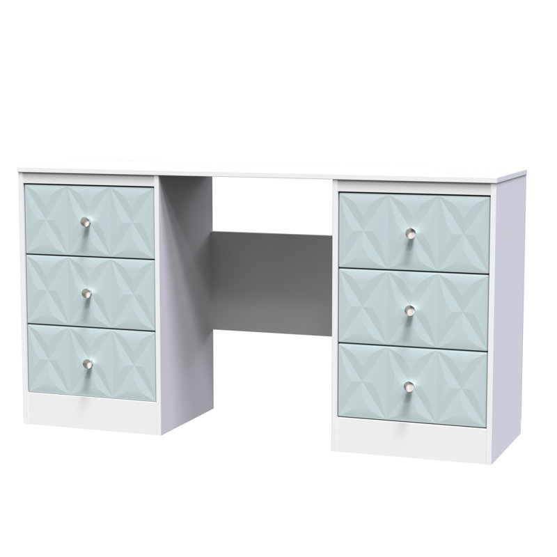 Ceinwen Dressing Table, Duck/White