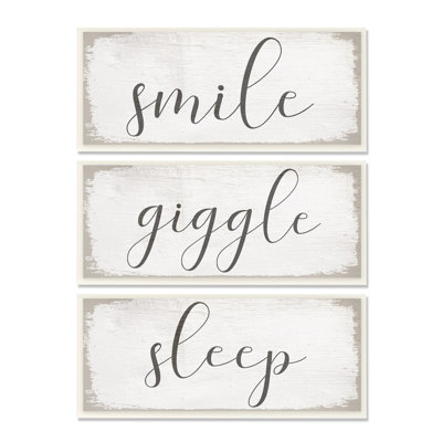 Lookout en bois blanc sourire giggle sleep