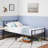 Twin Size Bed Frame, Heavy Duty Metal Bed Frame with Headboard & Footboard, Storage Space Platform Bed No Box Spring Need-256526377-207067312