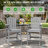 Wolak HDPE Outdoor Adirondack Chair Set With Table-885886591