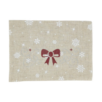 Snowfall Christmas Table Runner