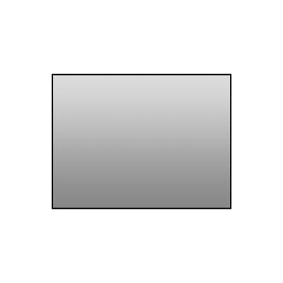 24*32" Black Aluminum Framed Bathroom Mirror