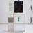 29.2-Inch Left Drawer Desktop Dressing Table + Padded Stool,Extra Large Right Sliding Mirror-1120533113