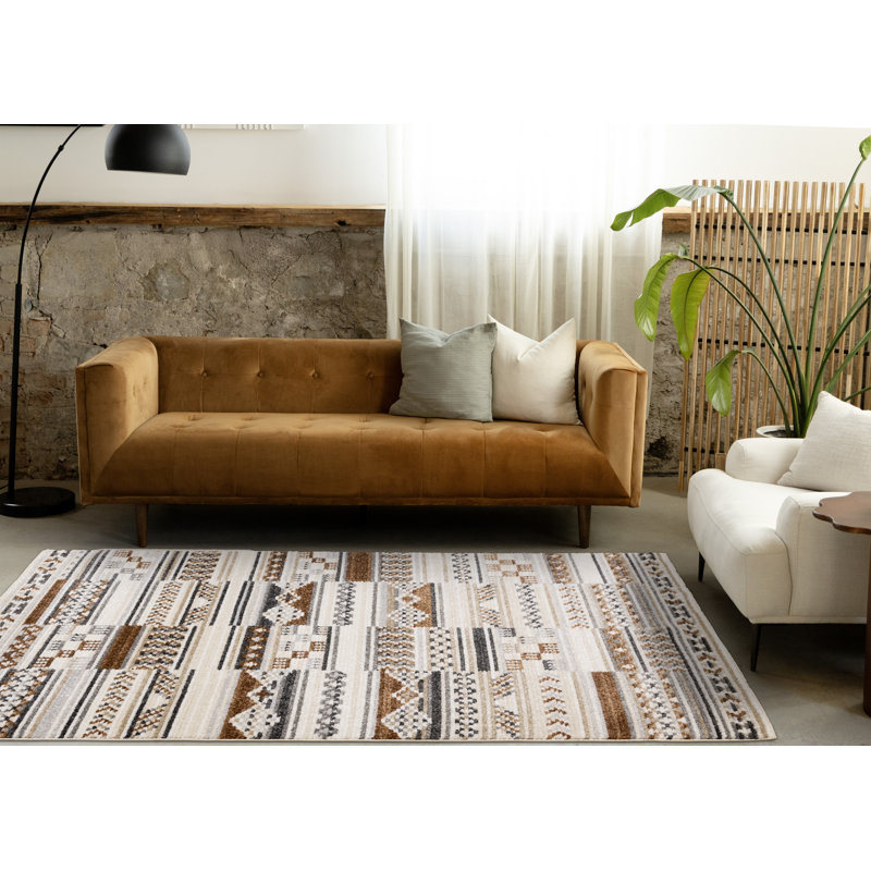 Tapis texturé Latiana , Rectangle 7 pi 10 po x 10 pi 6 po