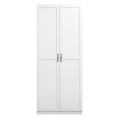 Cornelia Modern Storage Closet with 7 Adjustable Shelves by Manhattan Comfort