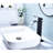 Waterfall Spout Single Handle Bathroom Sink Faucet, Matte Black, Stainless Steel With Pop-Up Drain  No Overflow  For Convenient And Precise Water Supply Adjustment, Control, Management Black Tap-121629468
