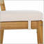 Ensemble de table de salle à manger et de chaises d'extérieur durable en bois d'acacia avec coussins épais et confortables pour une utilisation toute l'année-129435715
