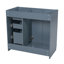 Meuble-lavabo de 36 po sans lavabo supérieur, armoire de rangement en bois massif, meuble-lavabo autoportant avec 3 tiroirs et portes à fermeture douce-1161731075-1161731076