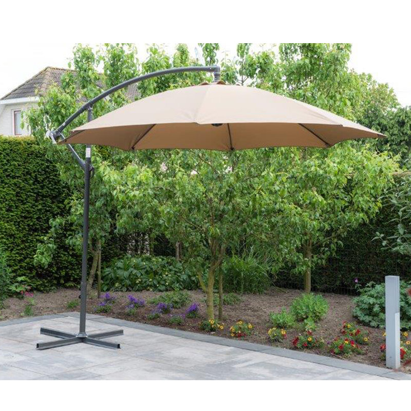 Chumasero 300cm Cantilever Parasol, Dark Grey, Royal Grey