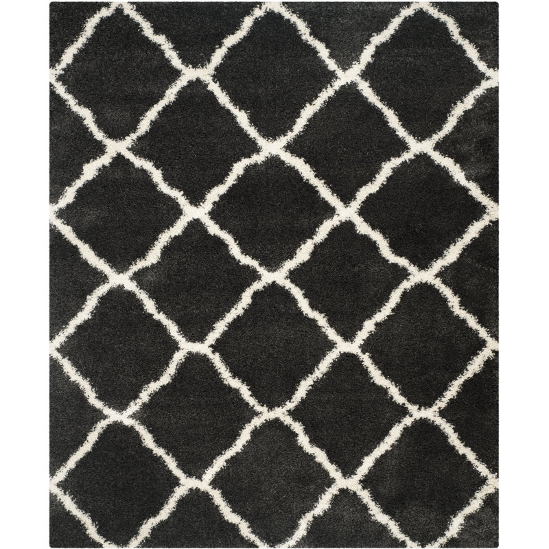 Darroch Shag Performance Geometric Rug, Rectangle 2'3" X 5'