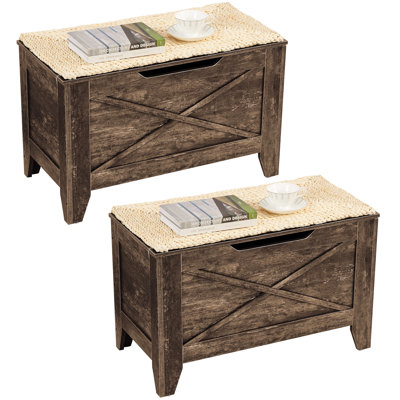 Banc de rangement rectangulaire Pania