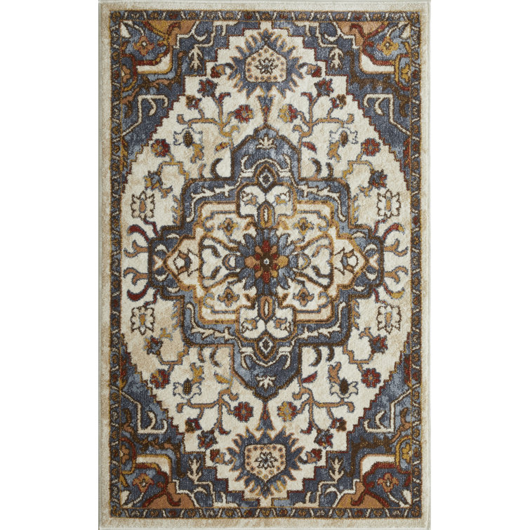 Raaya Washable Floral Indoor Rug