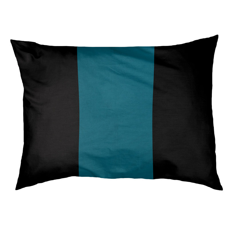 Coussin d'extérieur pour chien Maryland, Petit (l 28 po x P 18 po x H 6 po), Noir/turquoise