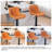 Zager Faux Leather Swivel Adjustable Height Bar Stool -915017401