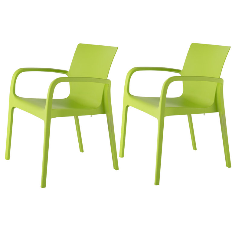 Fauteuil de patio Alissa, Vert
