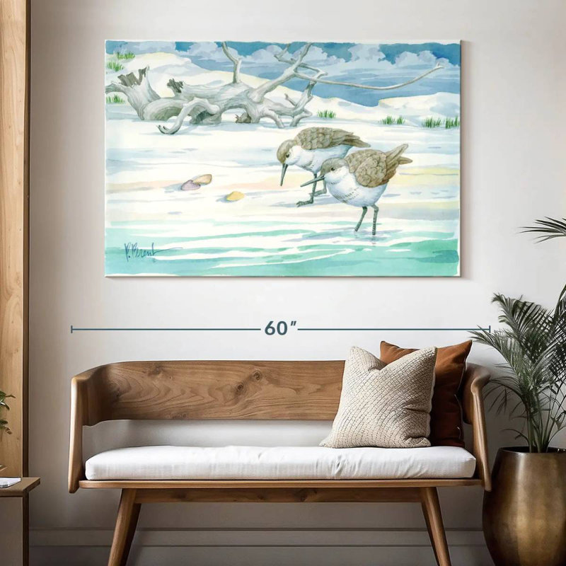 Brampt Driftwood Sandpipers, 34" H x 51" W