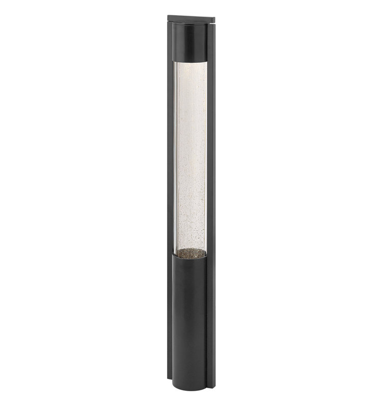 Shelter 1 Light Bollard Light, Black, MR-16