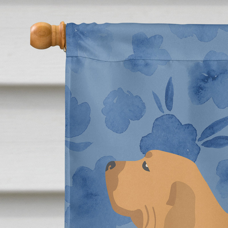 Caniche en polyester à 2 côtés 40 x 28 po standard welcome drapeau maison, Fila Brasileiro