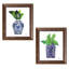 «In Your Vase I & II», ensemble de 2 reproductions d'impressions-30050246-30050245