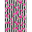 Tapis intérieur / extérieur rose Fara-341294536