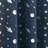 Tatyana Silver Foil Outer Space Polyester Blackout Curtain Pair-1071000231-1071000226