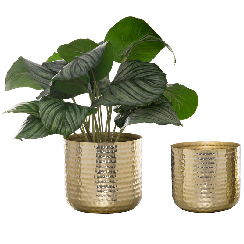 Handmade Metal Pot Planter