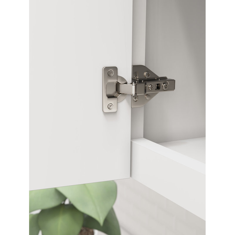 Nickel Full Overlay Soft Close Euro Concealed Cabinet Hinge