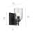5" 1-Light Wall Sconce with Clear Glass-165255945