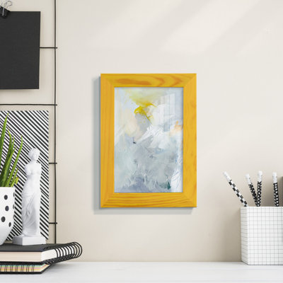 Canari et ciel II encadré sur papier