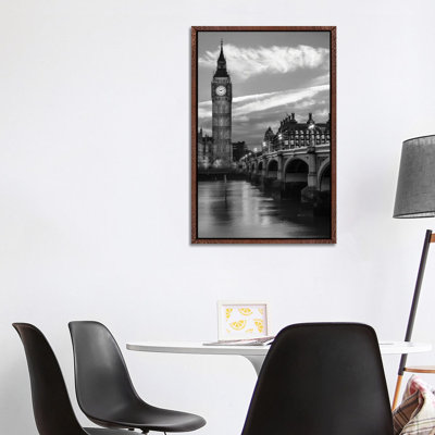 Evening At Westminster Bridge by Melanie Viola - Print on Canvas