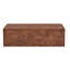 Table basse d'appoint en placage de noyer et en panneau de fibres à densité moyenne de qualité supérieure, 39,5 po x 21,7 po x 11,8 po, aucun article supplémentaire inclus-1081629480