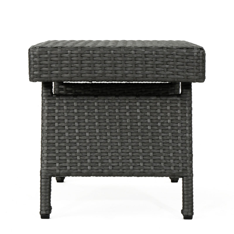 SALEM PE WICKER SNACK TABLE
