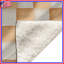 Couvertures orange et blanches à carreaux-130504509
