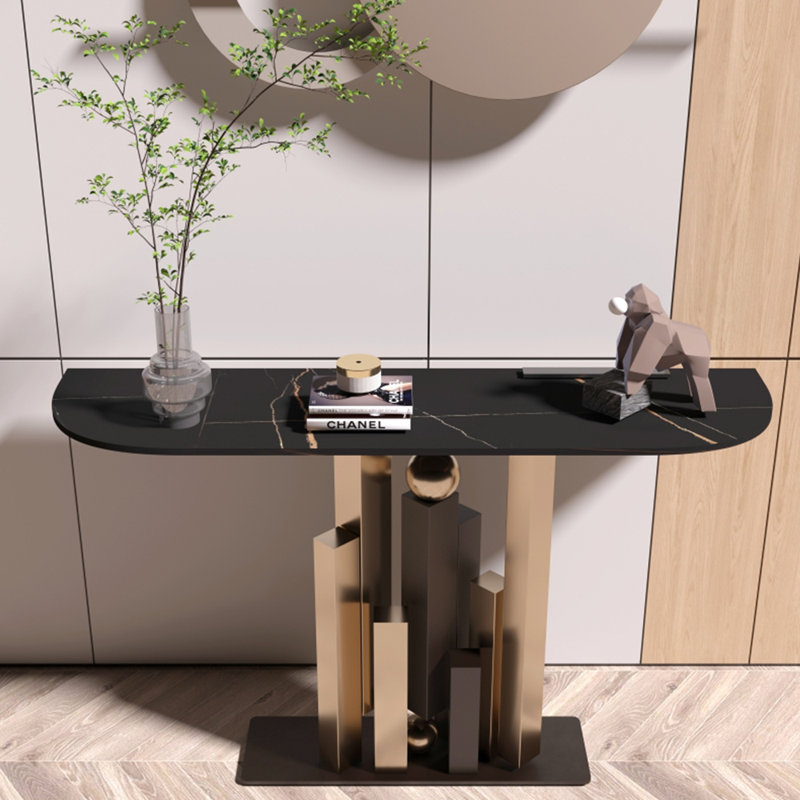 Simple modern console table, 33.5" H x 70.9" W x 13.8" D