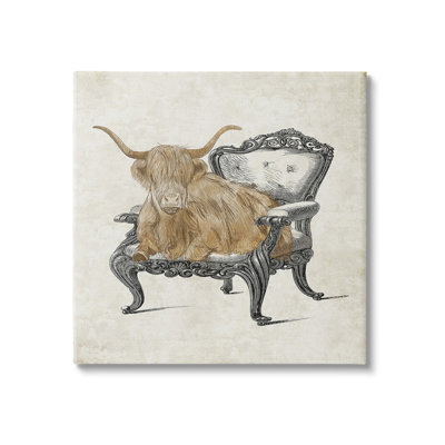 "Longhorn & Vintage", art mural par Elizabeth Medley