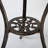 Vintage Cast Aluminum Bistro Set With Tulip Design-1385951038
