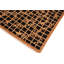 Tapis géométrique noir en laine noué à la main à motif géométrique 5 pi 10 po x 8 pi 9 po Baccio