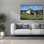 Toile épique «Blue Sky Pastures» par Michael Fratrich, 60 po x 40 po