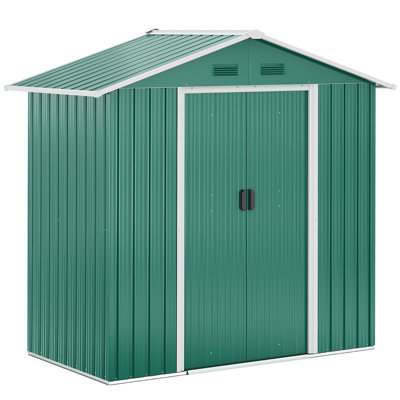 Bhola 6.5ft x 3.5ft Metal Garden Shed