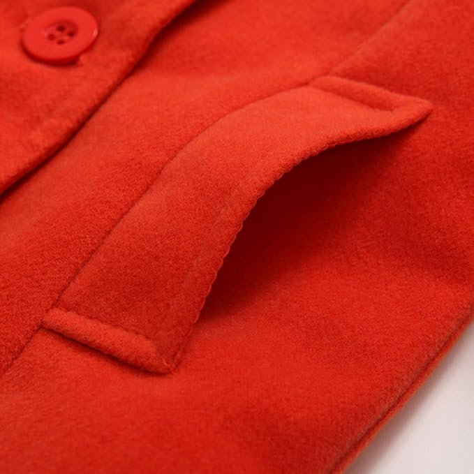 Veste à double boutonnage pour filles avec petit col montant pour filles 2 à 12 ans 290E13FCAD5243B38C1A5D399C5AA2CB, 4-5