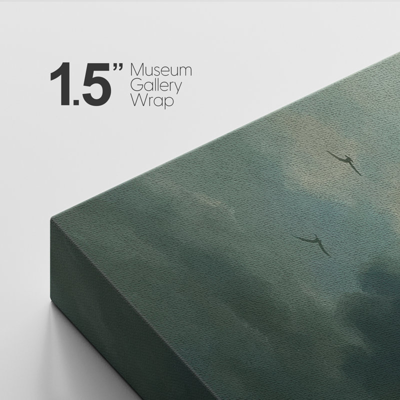 «Stormy Sky with Birds in Flight», reproduction d'art sur toile encadrée, 24" H x 16" W x 1.5" D, Toile tendue