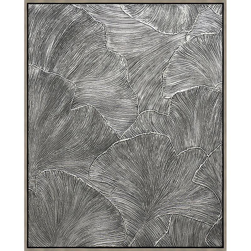 Silvery Gingko I Print by Beverly Fuller