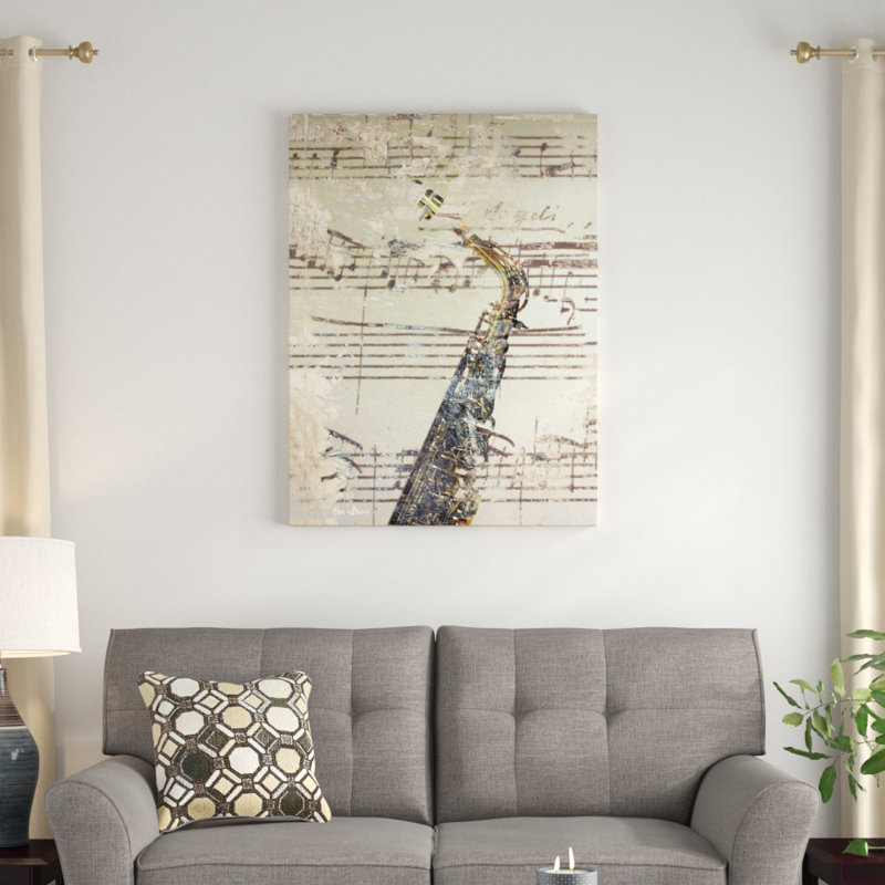 « the color of jazz iv », impression sur toile