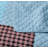 Plaid Patchwork Cotton Reversible Blue Quilt Set-1197064445