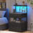 3 Drawers Nightstand-857536897