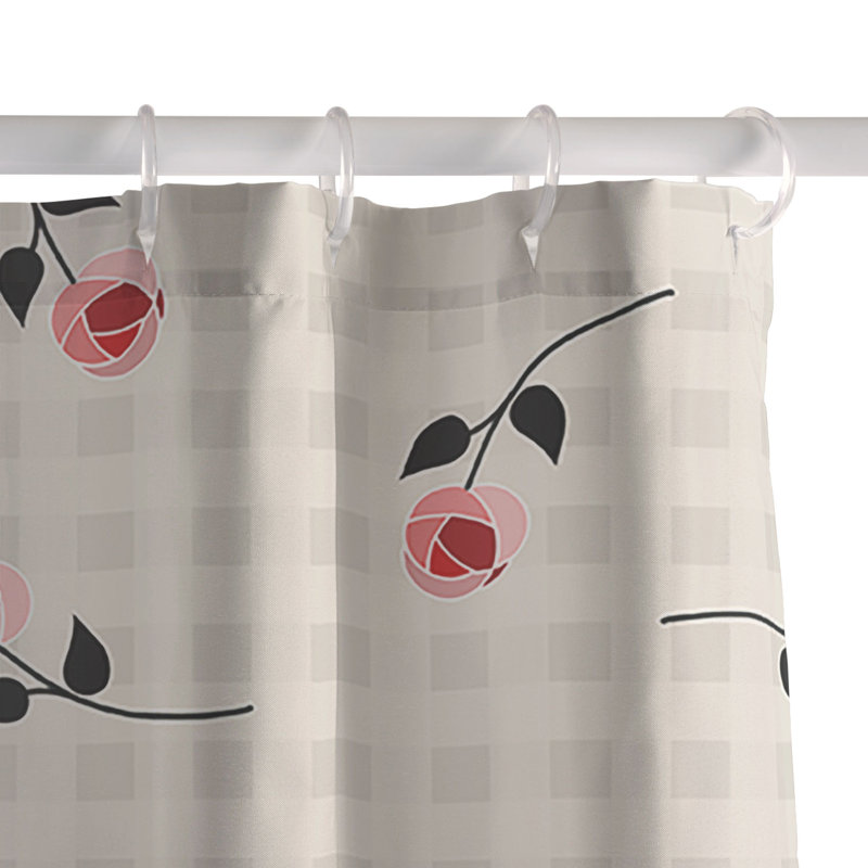 Rideau de douche Mirimo, Beige floral 26