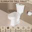 Toilette allongée deux pièces TOBILI 1,6 GPF (siège inclus)