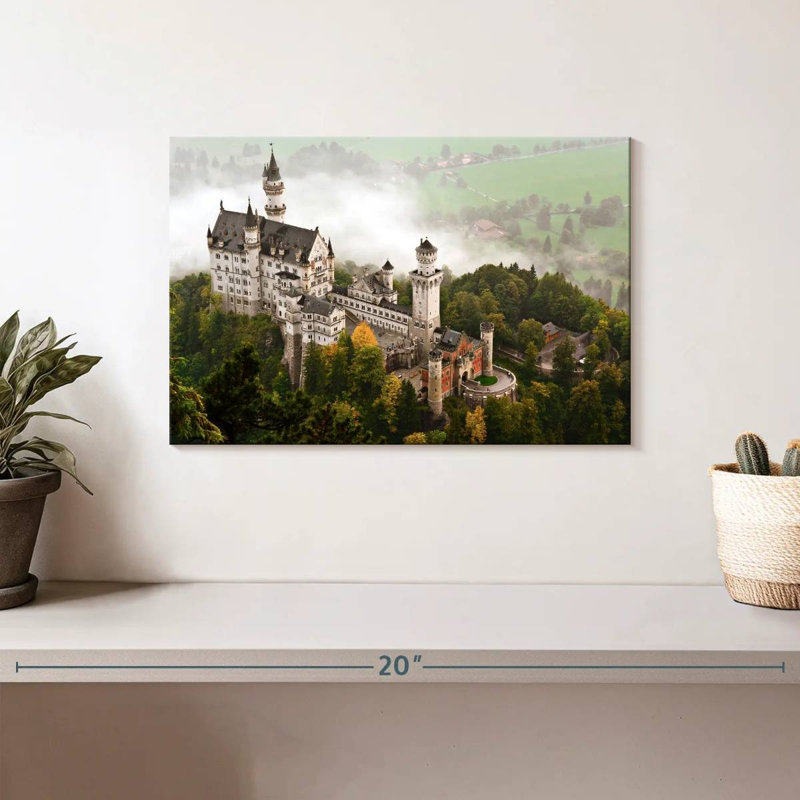 Lilie Misty Neuschwanstein Castle, H 8 po x l 12 po
