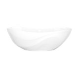 Seros 70" x 30" Freestanding Soaking Bathtub with Curved Rim and Overflow Hole