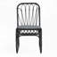 Ensemble de 2 chaises d'extérieur en osier avec coussins lavables PE-1030802619